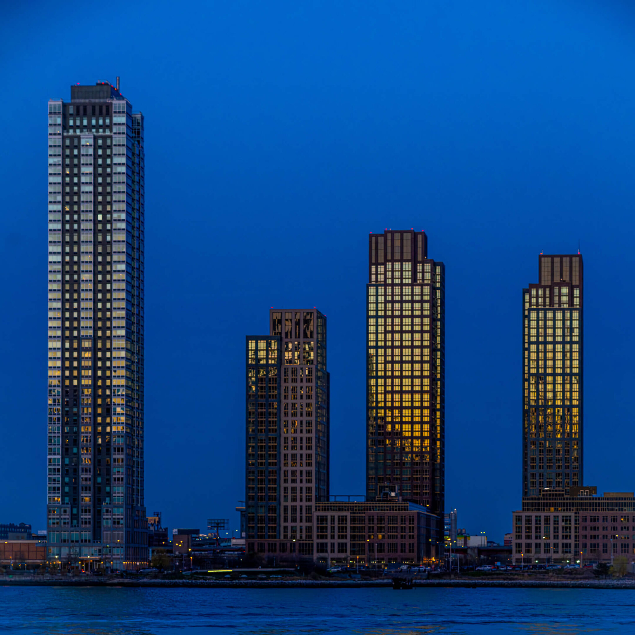 Skyscrapers at Blue Dusk