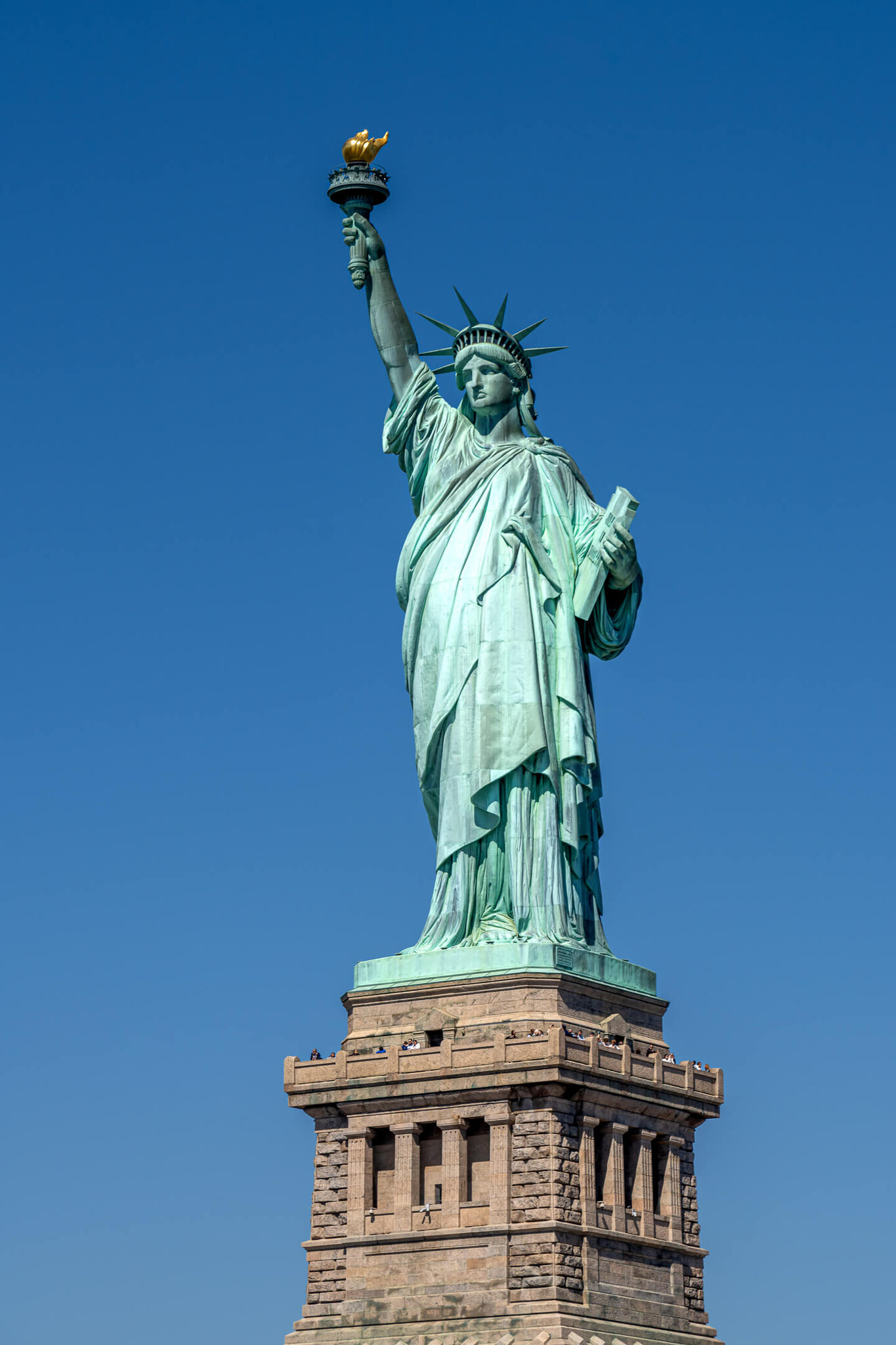 Statue of Liberty Against Blue Sky