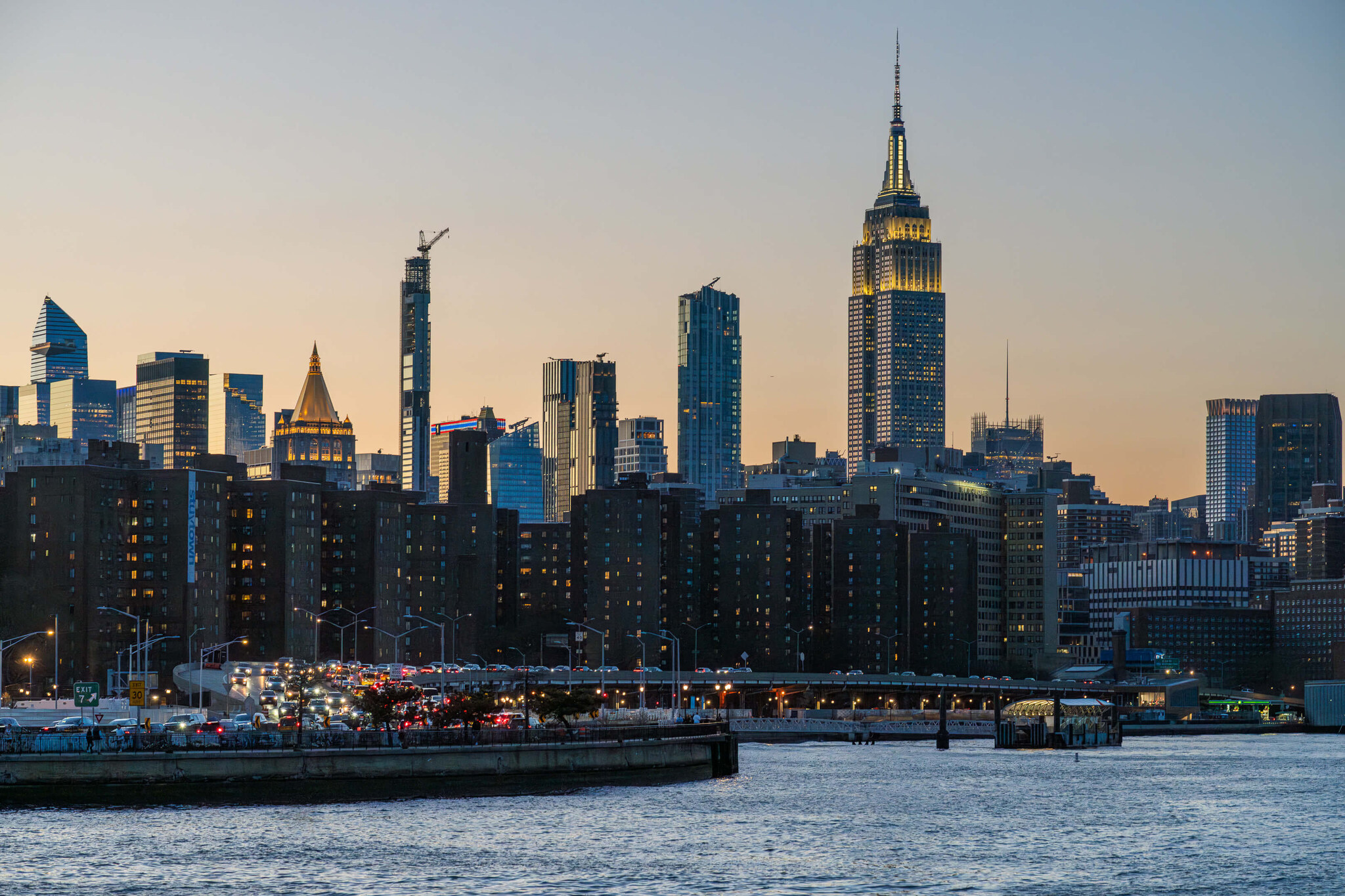 Manhattan Skyline at Dusk