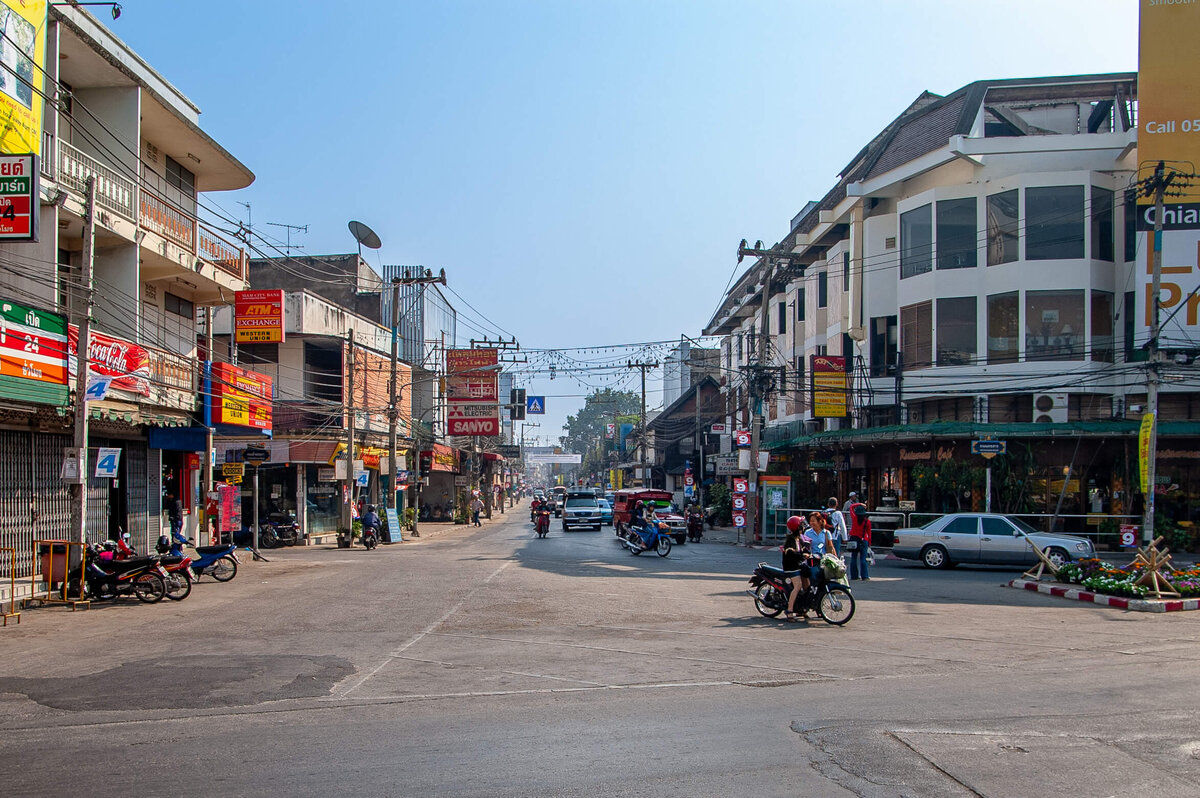 Busy Street in Chiang Mai