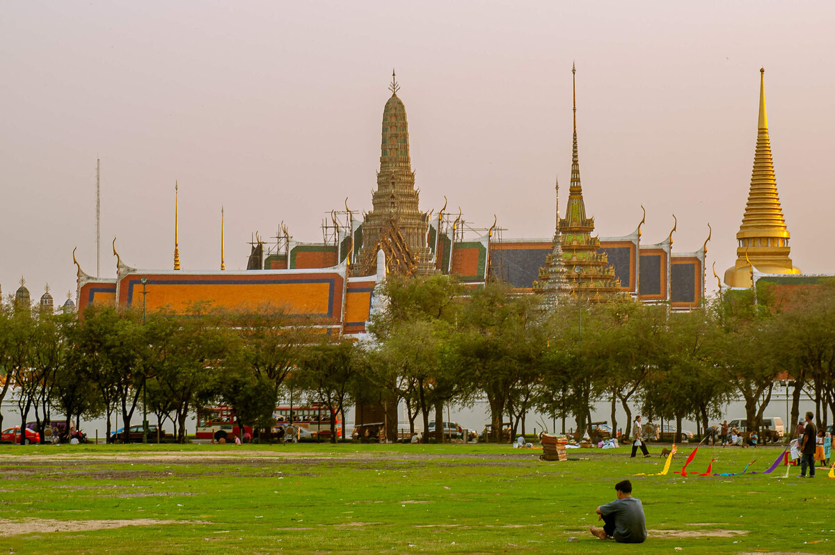 Contemplation Before the Grand Palace