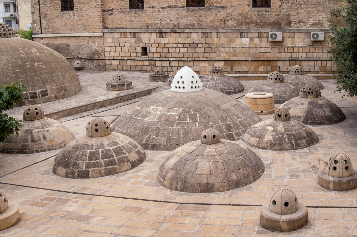 Domes of an Ancient Bathhouse