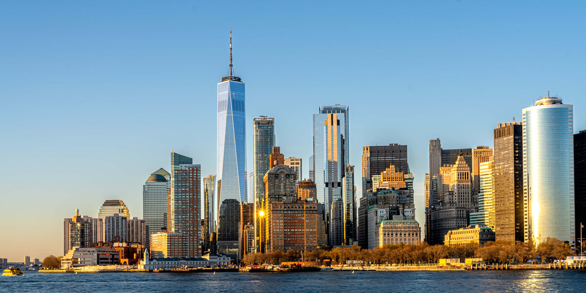 Golden Manhattan at Dusk